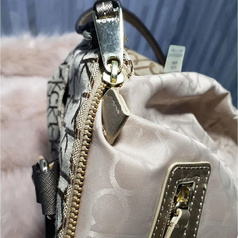 Calvin Klein Hudson Monogram Satchel Handbag